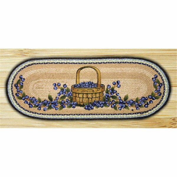 Capitol Earth Rugs Blueberry Basket Oval Runner 68-312BB